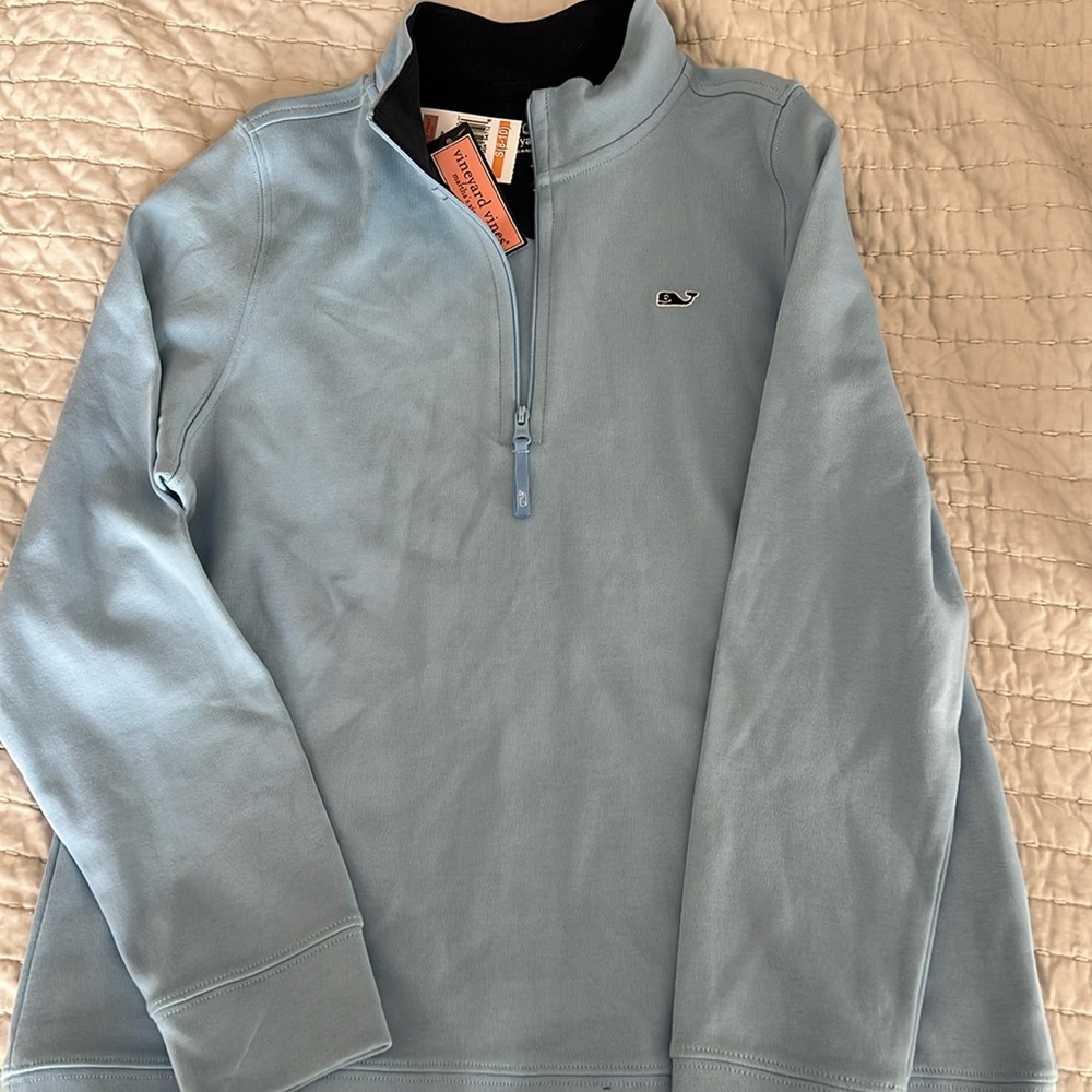 brand new vv half zip collared sweatshirt